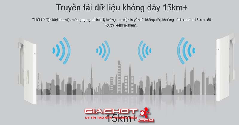 Bộ thu phát wifi tầm xa ngoài trời công suất lớn Tp-Link cpe510